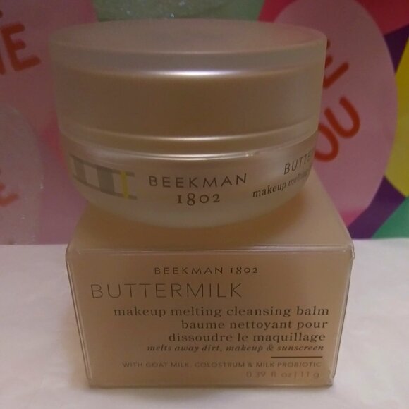 Beekman 1802 Buttermilk Makeup Cleansing Balm-travel size - Picture 1 of 2
